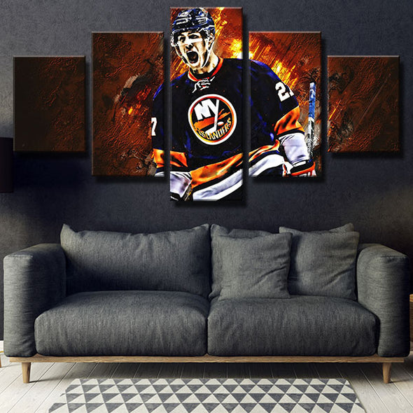 5 panel wall art canvas prints NY Islanders Anders Lee decor picture-1201 (3)