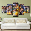 5 panel wall art canvas prints  Oakland Athletics  Team logo home decor1221 (3)