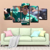 5 panel wall art canvas prints  Oakland Athletics homer bailey home decor1210 (2)