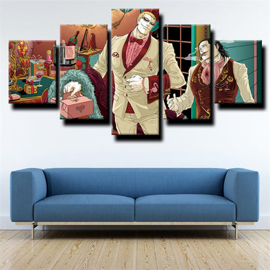 5 panel wall art canvas prints One Piece Charisma of Evil wall picture-1200 (1)
