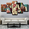 5 panel wall art canvas prints One Piece Charisma of Evil wall picture-1200 (3)