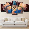 5 panel wall art canvas prints One Piece Franky home decor-1200 (2)