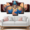 5 panel wall art canvas prints One Piece Franky home decor-1200 (3)