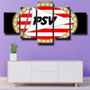 5 panel wall art canvas prints PSV team Symbol home decor-1202 (2)