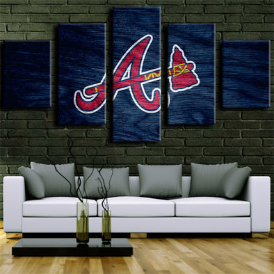 Atlanta Braves Reddish Blue Symbol