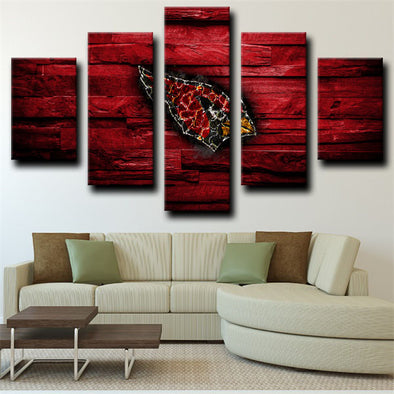 5 panel wall art canvas prints The Cards decor picture-1214 (1)