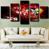 5 panel wall art canvas prints The Cards wall decor-1211 (3)