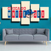 5 panel wall art canvas prints The ChiSox cartoon LOGO home decor-1202 (2)