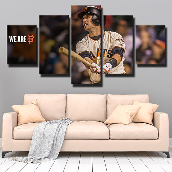5 panel wall art canvas prints The G's NO.37 Joey Rickard wall picture-1201 (2)