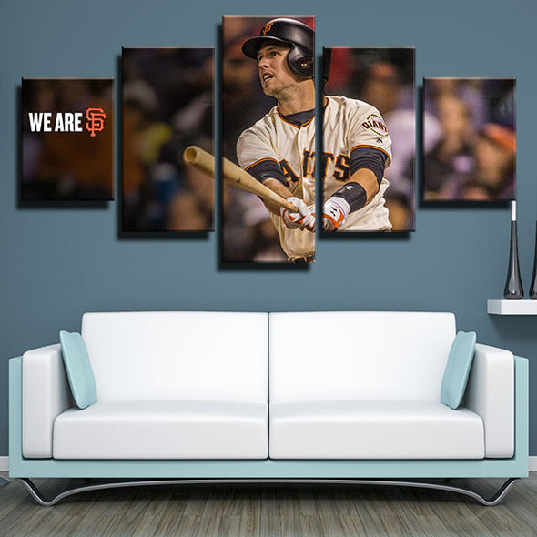 5 panel wall art canvas prints The G's NO.37 Joey Rickard wall picture-1201 (4)