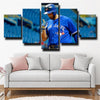 5 panel wall art canvas prints The Jays Chris Colabello wall picture -1214 (3)