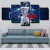 5 panel wall art canvas prints The Jays Shortstop Tulo live room decor-1235 (3)