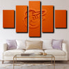 5 panel wall art canvas prints The O's wall picture-1213 (2)