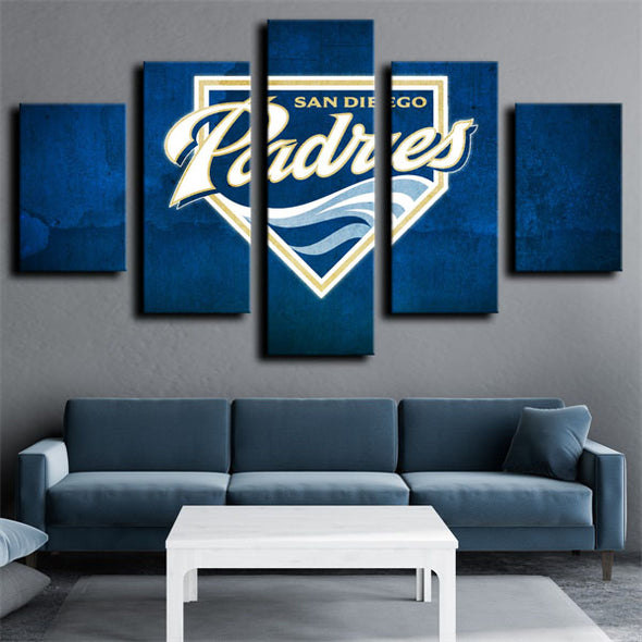 5 panel wall art canvas prints The Pads wall picture-1213 (2)