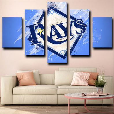 5 panel wall art canvas prints The Rays wall picture-1213 (1)