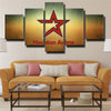 5 panel wall art canvas prints The 'Stros team LOGO home decor-1202 (1)
