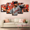 5 panel wall art canvas prints The Tiges Justin Verlander decor picture-1215 (1)