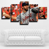 5 panel wall art canvas prints The Tiges Justin Verlander decor picture-1215 (3)