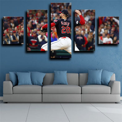 5 panel wall art canvas prints The Tribe Klubot home decor-1230（1）