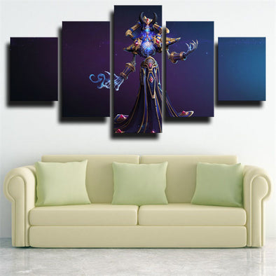 5 panel wall art canvas prints WOWIII The Frozen Throne decor picture-1201 (1)