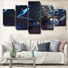 5 panel wall art canvas prints WOW Battle for Azeroth live room decor-1213 (1)