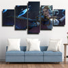5 panel wall art canvas prints WOW Battle for Azeroth live room decor-1213 (2)