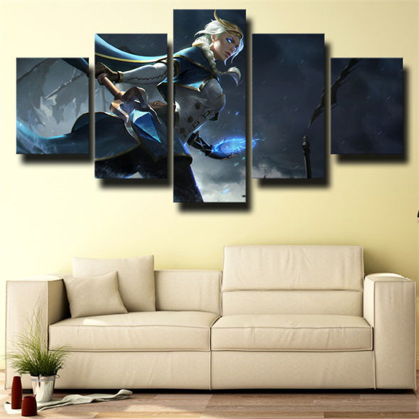 5 panel wall art canvas prints WOW Battle for Azeroth wall picture-1214 (2)