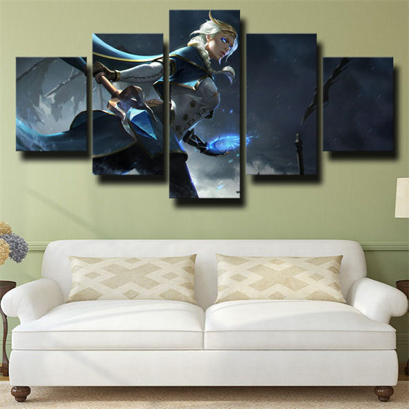 5 panel wall art canvas prints WOW Battle for Azeroth wall picture-1214 (3)