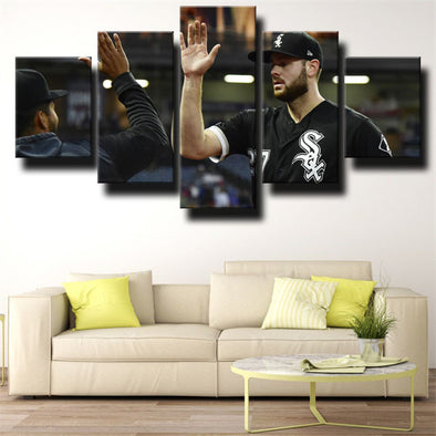 5 panel wall art canvas prints White Sox Lucas Giolito wall picture-1214 (1)