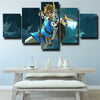 5 panel wall art canvas prints Zelda Link Archer wall picture-1614 (2)