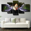 5 panel wall art canvas prints dragon ball black Goku home decor-2059 (2)