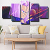 5 panel wall art canvas prints dragon ball purple Trunks home decor -1995 (1)