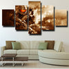 5 panel wall art canvas prints game Halo Master Chief wall picture-1514 (2)