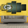 5 panel wall art canvas prints the Pack green logo decor picture-1211 (4)