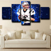 5 panel wall art custom Prints Patriots Brady home decor-1232 (3)