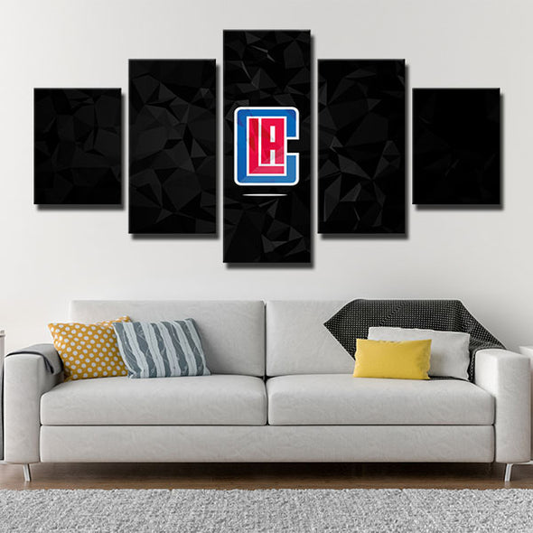 5 panel wall art framed prints Clippers Crystal Sense live room decor-1212 (1)