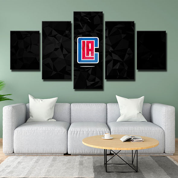 5 panel wall art framed prints Clippers Crystal Sense live room decor-1212 (3)