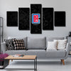 5 panel wall art framed prints Clippers Crystal Sense live room decor-1212 (4)