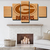 5 panel wall art framed prints Indian Packers Log logo decor picture-1218 (1)