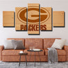 5 panel wall art framed prints Indian Packers Log logo decor picture-1218 (3)
