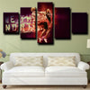 5 panel wall art framed prints Toronto Raptors DeRozan live room decor-1234 (3)