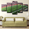 5 panel wall art frames Patriots Rugby field home decor-1204 (4)