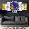 5 panel wall art frames warriors logo crest home decor-1212 (3)