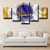 5 panel wall art frames warriors logo crest home decor-1212 (4)