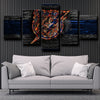 5 panel wall framed prints Tampa Bay Lightning Logo live room decor-1223 (2)