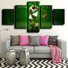 5 panel wall pictures art prints Celtics Smart live room decor-1215 (4)