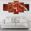 5 piece abstract canvas art framed prints  Colin Rand Kaepernick live room decor1207 (4)