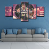  5 piece abstract canvas art framed prints  Giannis Antetokounmpo live room decor1219 (3)