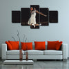 5 piece abstract canvas art framed prints  Kobe Bryant live room decor1217 (3)