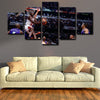 5 piece abstract canvas art framed prints  Michael Jordan live room decor1225 (3)